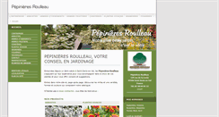 Desktop Screenshot of pepinieres-roulleau.fr