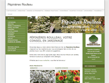 Tablet Screenshot of pepinieres-roulleau.fr